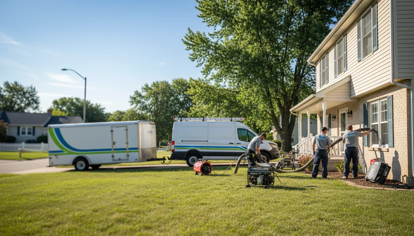 Flooded Basement Restoration And Cleanup With Repair in Burlington, ND near me